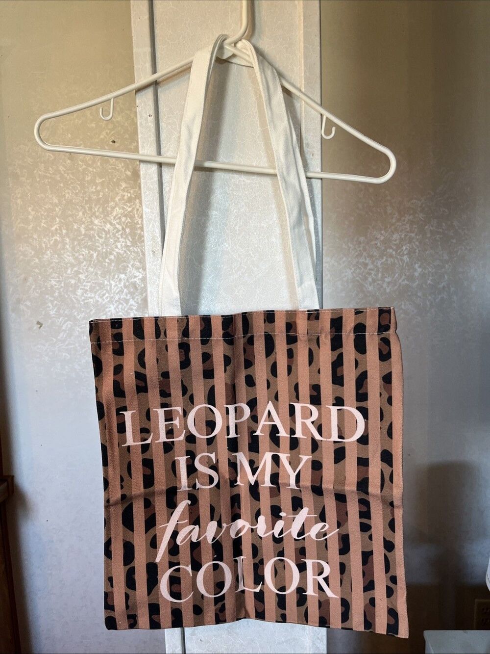 Leopard Print Tote Bag